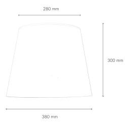 Stoff Lampenschirm Weiß Hängelampe für E27