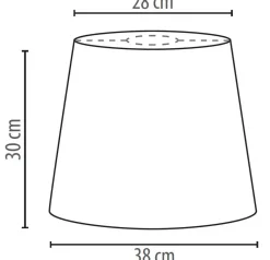 Stoff Lampenschirm Weiß Rosa E27 Pendelleuchte