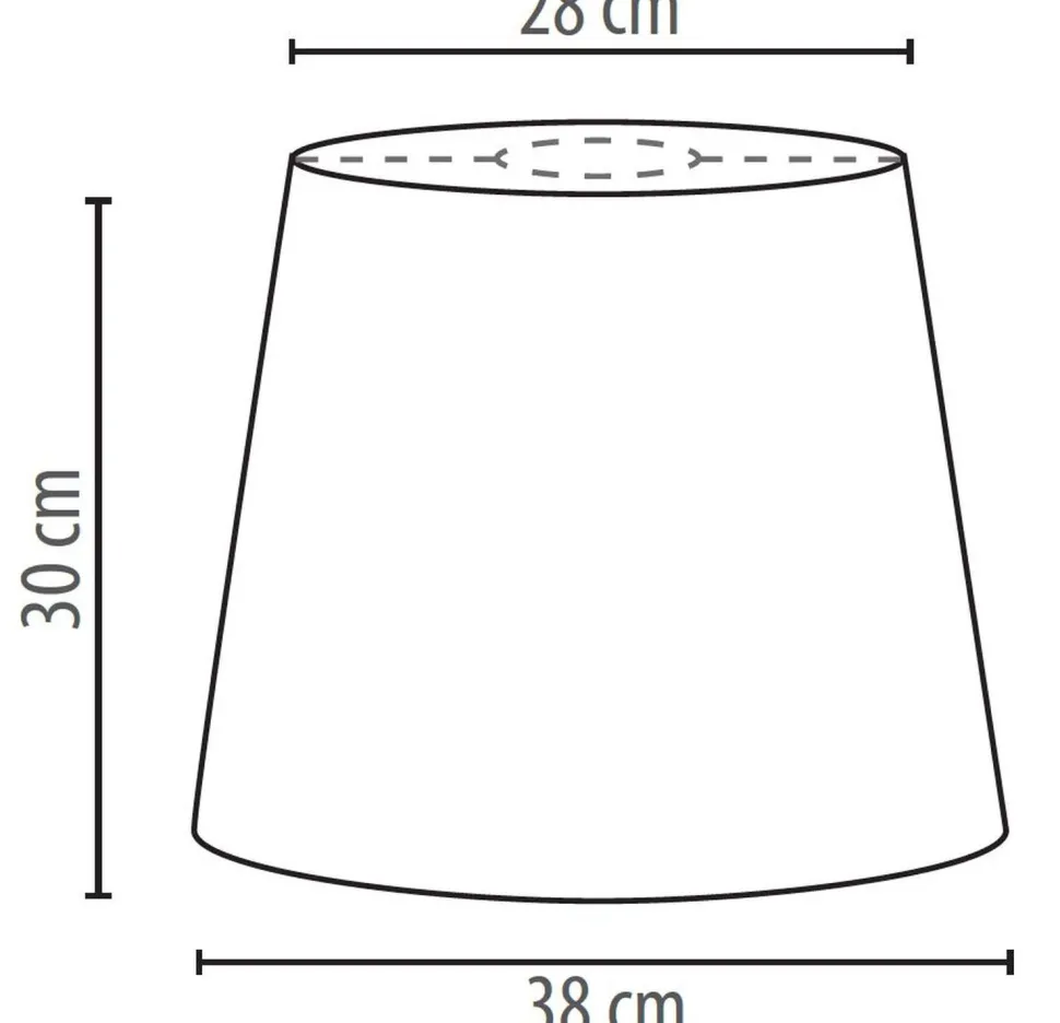 Stoff Lampenschirm Weiß Rosa E27 Pendelleuchte