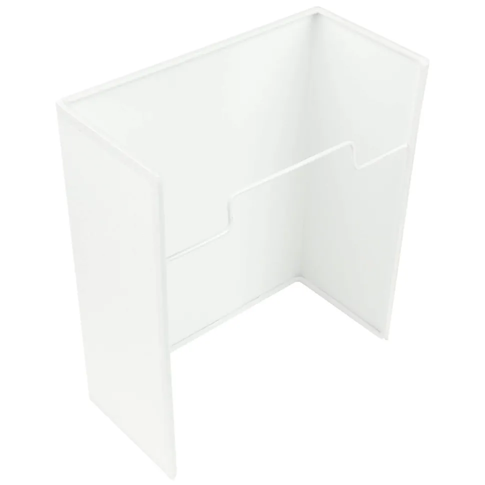 Stoff Wandleuchte Weiß eckig Loft Modern E27 ALICE