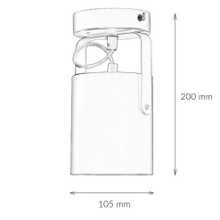 Strahler Decke Weiß E27