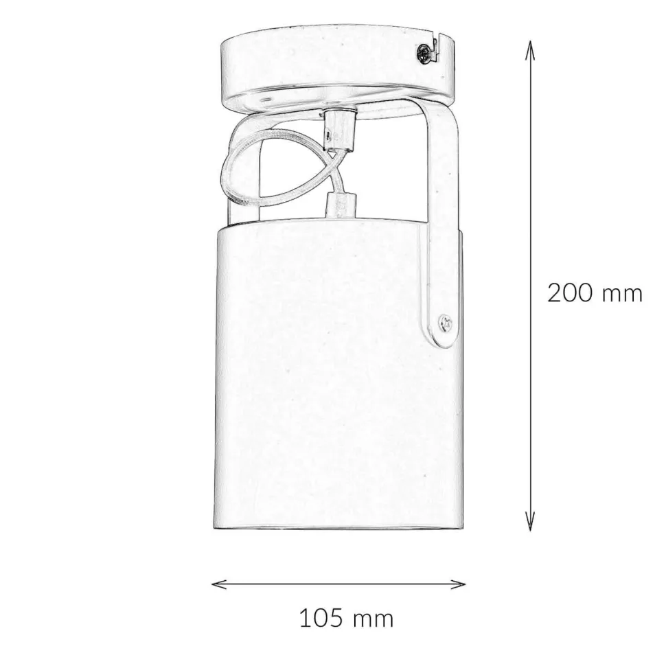 Strahler Decke Weiß E27