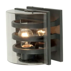 Stylische Wandleuchte Anthrazit IP54 wetterfest