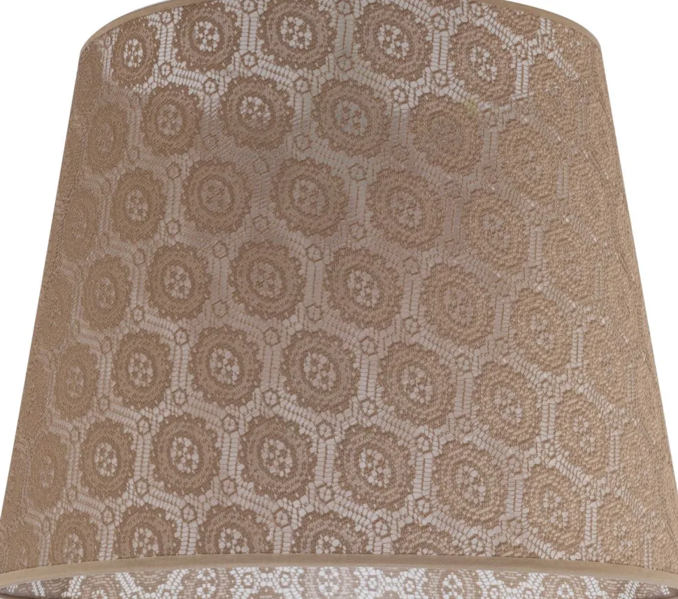 Textil Lampenschirm Hängelampe gehäkelt E27