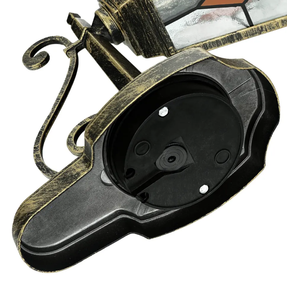 Tiffany Stil Lampe außen Gold Antik E27 SALZBURG