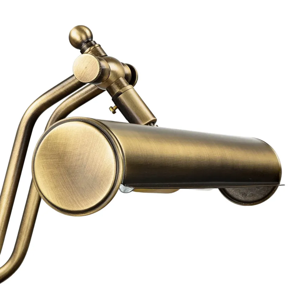 Tischlampe Bronze aus Echt-Messing Premium