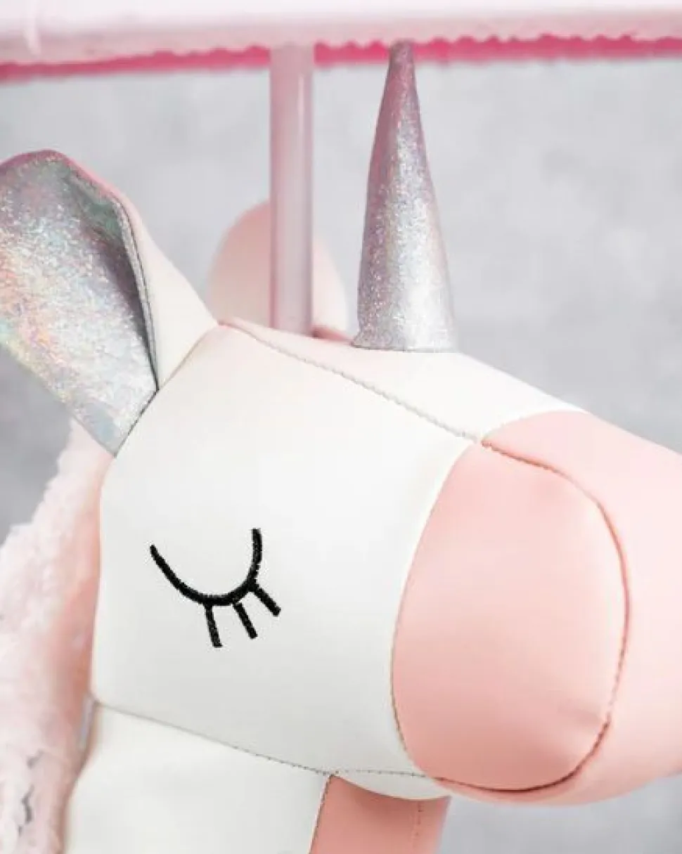 Tischlampe Einhorn Rosa 51 cm Kinderzimmer Schlafzimmer