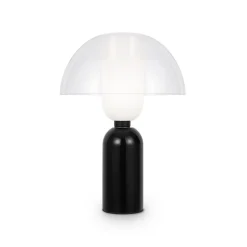 Tischlampe Glas Keramik E14 rund D: 30 cm 42,5 cm