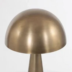 Tischlampe indirekt Metall in Bronze 42 cm E27 stylisch