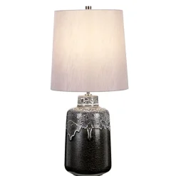 Tischlampe IOAN in Keramik Ø30cm H65cm Bodenlampe