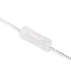 Tischlampe Keramik Glas Ø 30 cm 42,5 cm hoch Weiß E14