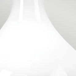 Tischlampe Keramik Stoff E27 69 cm hoch Weiß Rosa