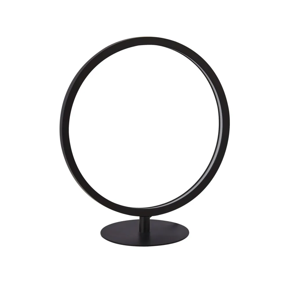 Tischlampe LED mit Dimmer H: 33 cm Schwarz Weiß 3000 K 338 lm