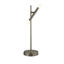 Tischlampe LED verstellbar Nickel matt 2700 K 117 lm 48,5 cm