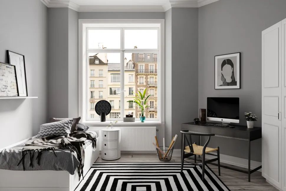 Tischlampe Metall Schwarz 50 cm für E27 dekorativ