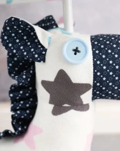 Tischlampe Pferd Weiß Rosa Blau 47cm Kinder Erwachsene