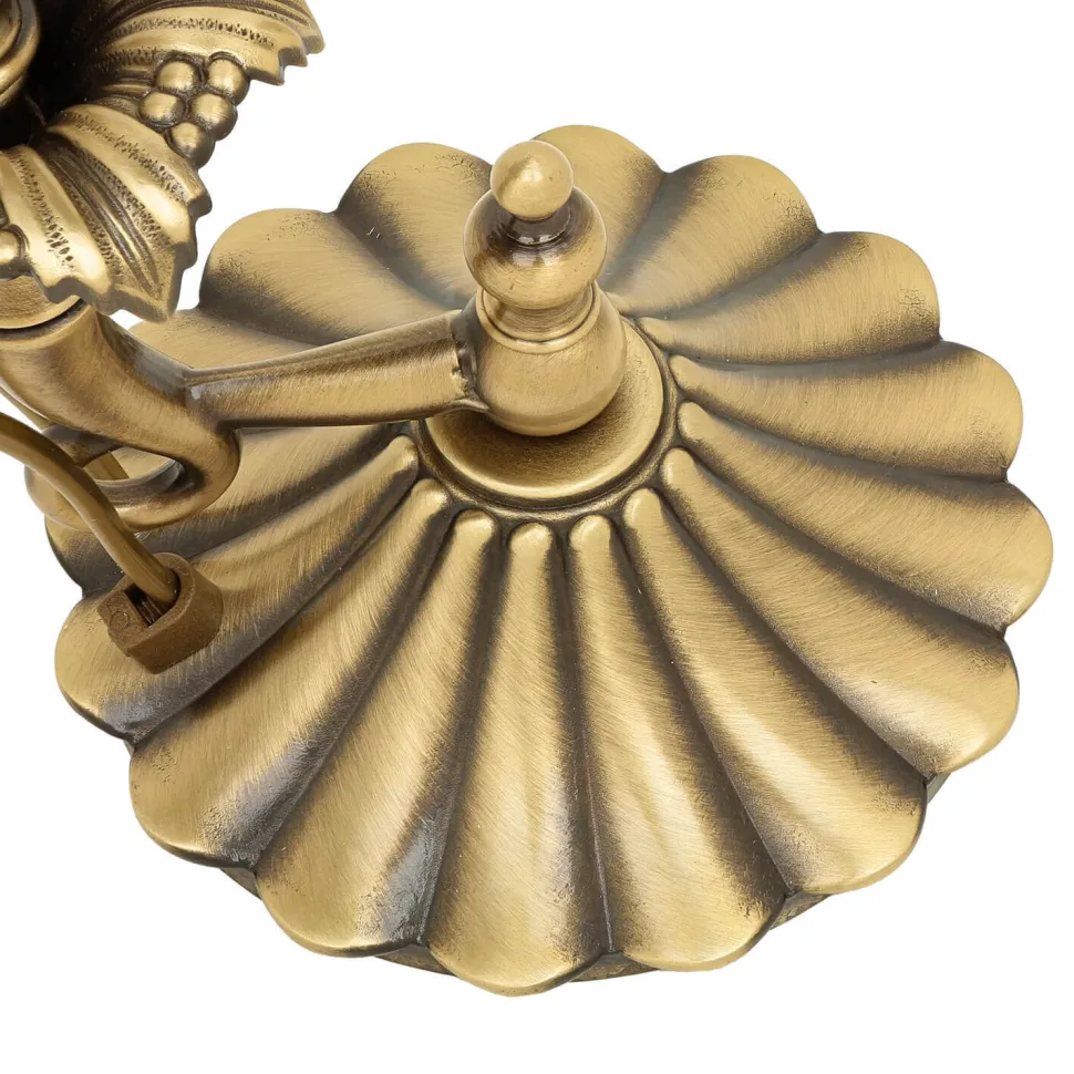 Tischlampe Putti aus Echt-Messing Antik Premium