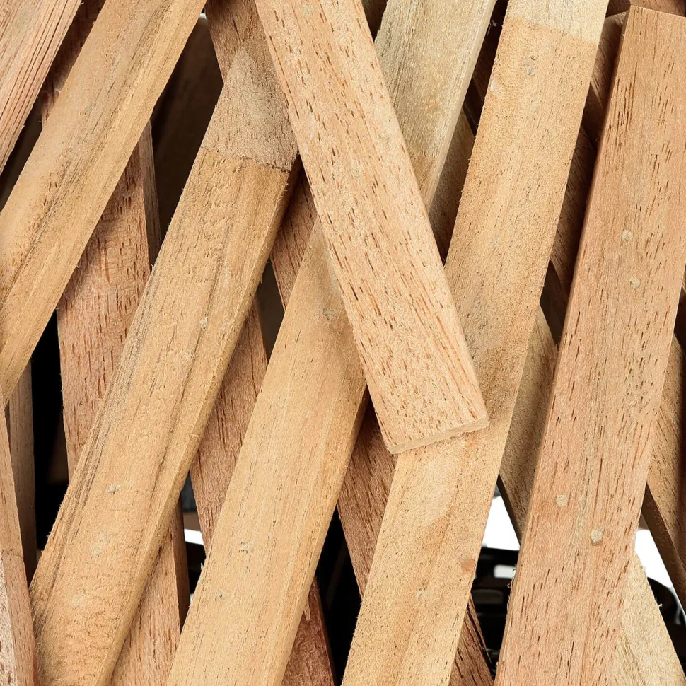 Tischlampe Treibholz Metall 58 cm E27 Handarbeit