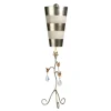 Tischlampe VICA Silber Ø29cm H:97cm Bodenleuchte