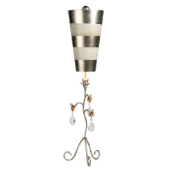 Tischlampe VICA Silber Ø29cm H:97cm Bodenleuchte
