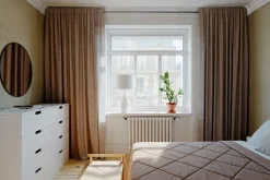 Tischlampe Weiß Creme Keramik Stoff E27 74 cm hoch