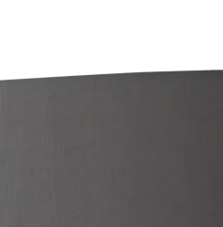 Tischleuchte Chrom Grau E27 61 cm Stoff Keramik Modern