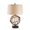 Tischleuchte FREYJA Bronze Antik H:58cm Lampe