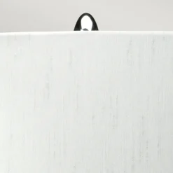 Tischleuchte Glas Stoff 71,5 cm E27 beleuchteter Fuß LED GU10