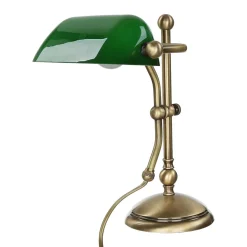 Tischleuchte in Bronze Hell aus echtem Messing