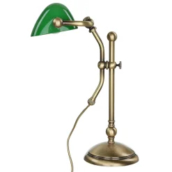 Tischleuchte in Bronze Hell aus echtem Messing