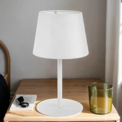 Tischleuchte Maja Weiß Modern