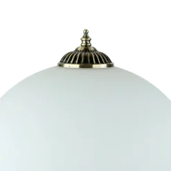 Tischleuchte MARLOW 50cm in Messing antik Jugendstil