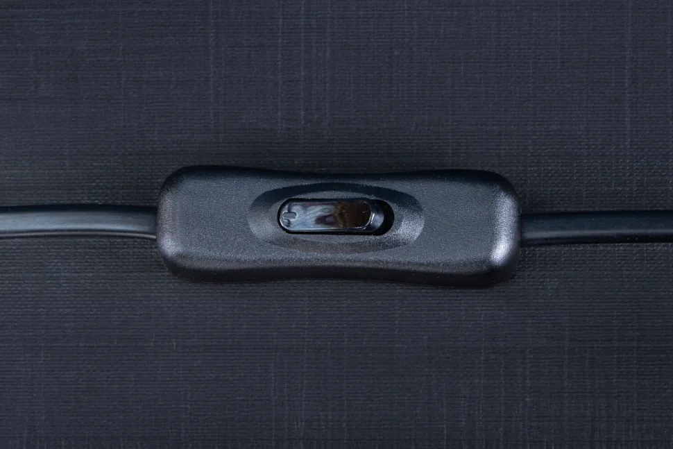 Tischleuchte Marmor Stoff Rot Schwarz 64 cm gemütlich