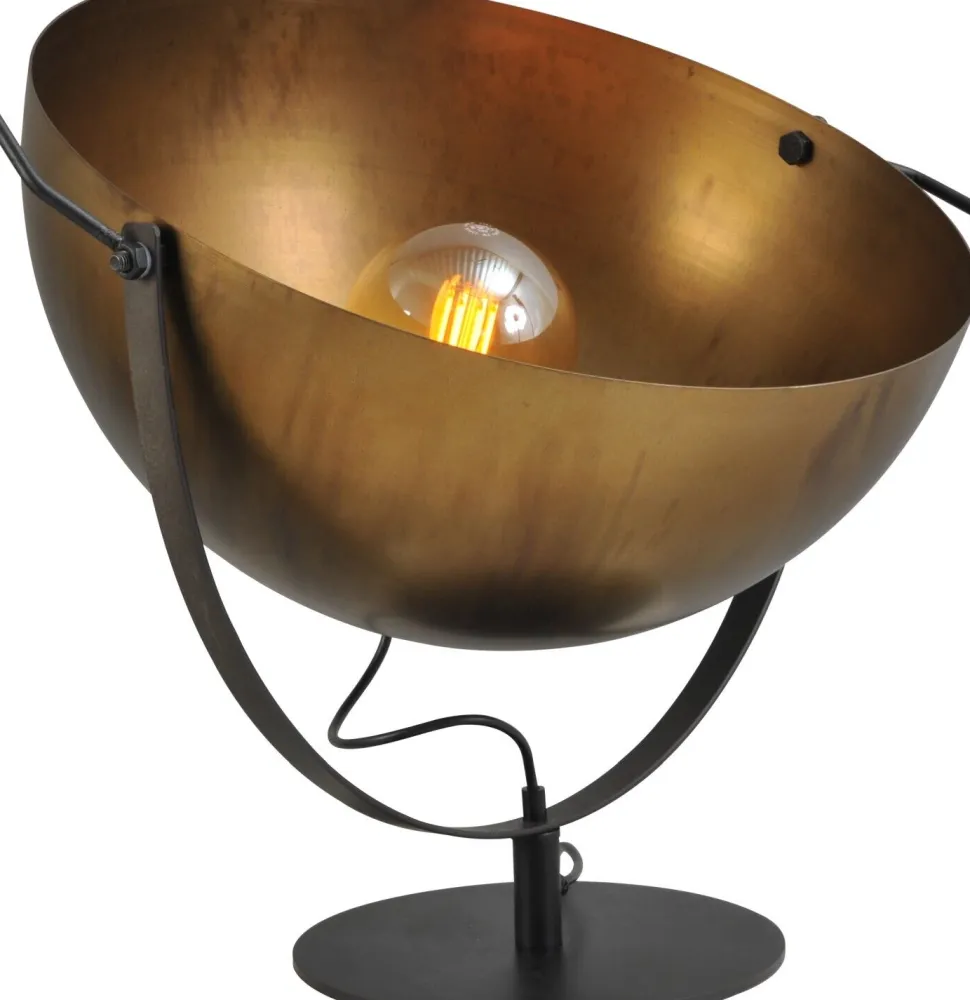 Tischleuchte Messing Antik beweglich Ø50cm LARINO