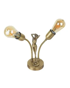 Tischleuchte Messing dekorativ DONNE Wohnzimmer