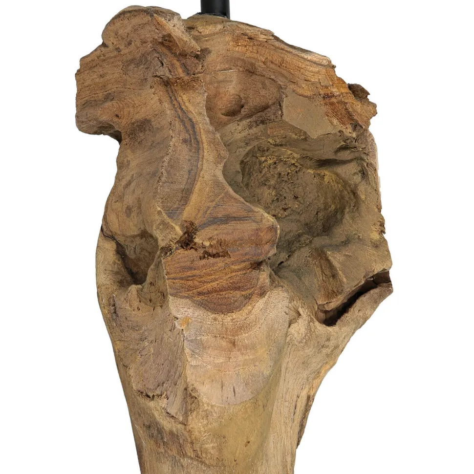 Tischleuchte Modern kunstvoll 45cm Tischlampe Natur