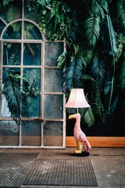 Tischleuchte Rosa Flamingo 77,5 cm Wohnzimmer Kinder