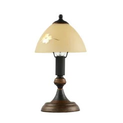 Tischleuchte Shabby Landhaus Innenleuchte Glas