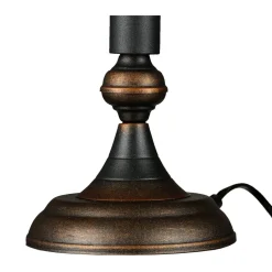 Tischleuchte Shabby Landhaus Innenleuchte Glas