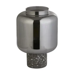 Tischleuchte Tischlampe klein Beton mit Terrazzo Effekt