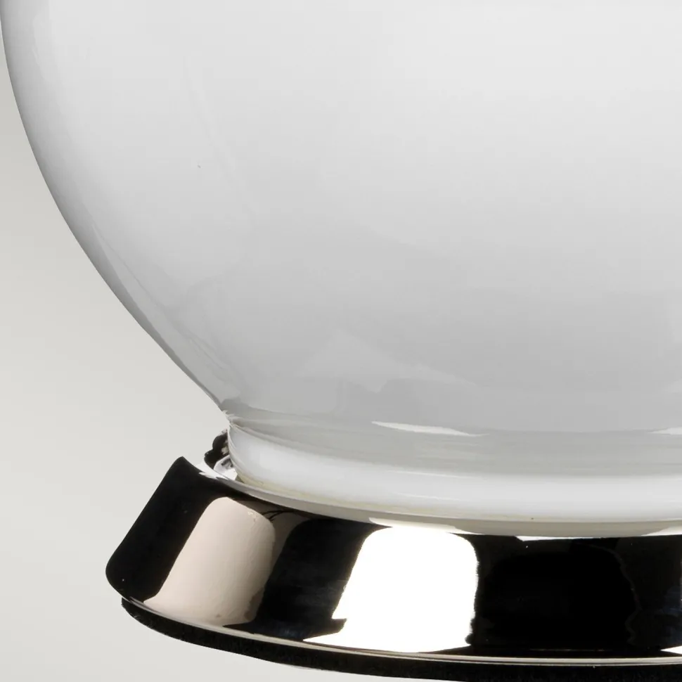 Tischleuchte Weiß Gelb Keramik Stoff E27 64 cm Retro WINTA