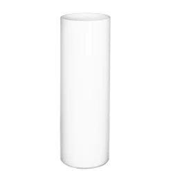 Tischleuchte Weiß matt Glas 30 cm hoch E27 Kabelschalter