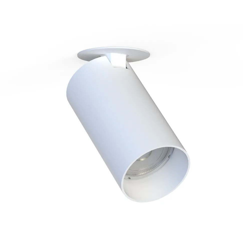 Unterputz Strahler Decke Weiß GU10 verstellbar Ø 5,5 cm