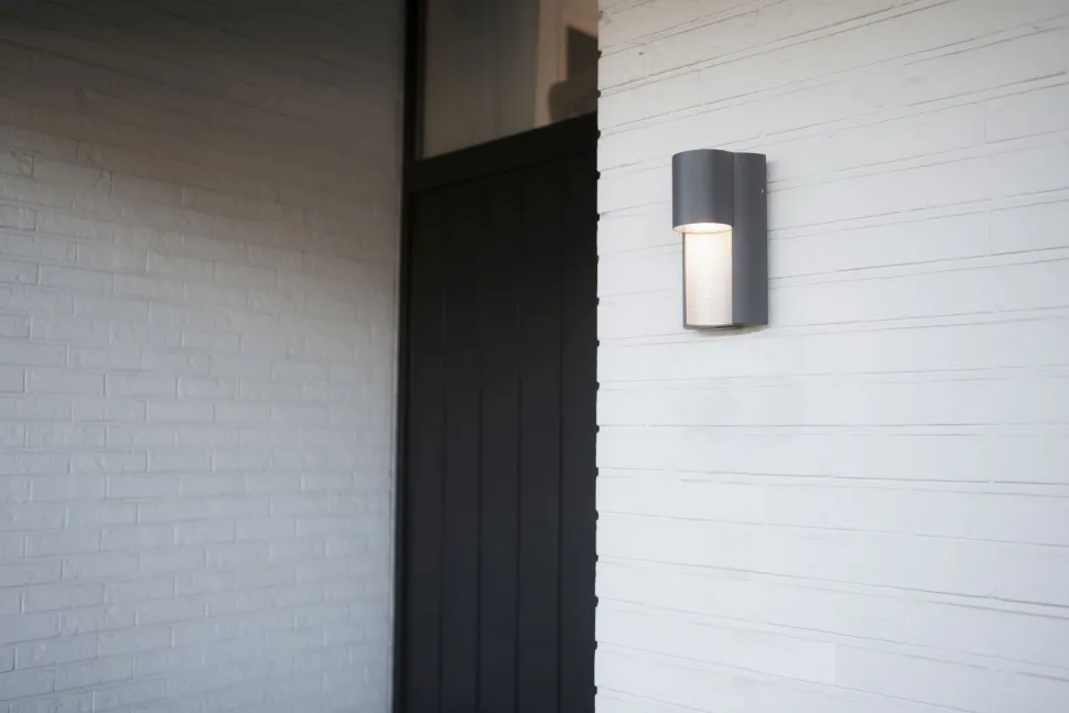 Up Down Außenleuchte Aluminium H:22 cm IP54 GU10 Wand