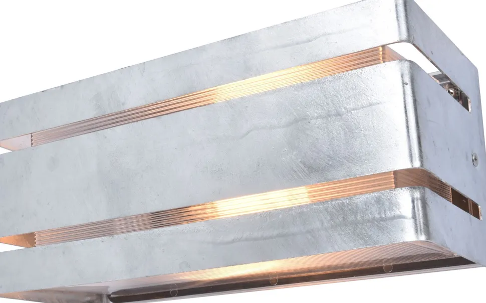 Up Down Außenleuchte Metall in Zink 25 cm IP54 GU10