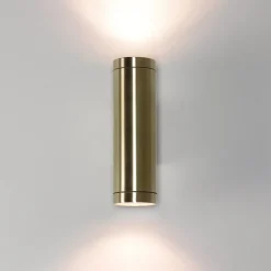 Up Down Leuchte Außen Messing massiv IP64 rostfrei