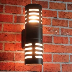 Up Down Strahler anthrazit Wandleuchte MEKONG 2x E27