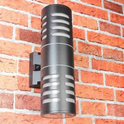 Up Down Strahler anthrazit Wandleuchte MEKONG 2x E27