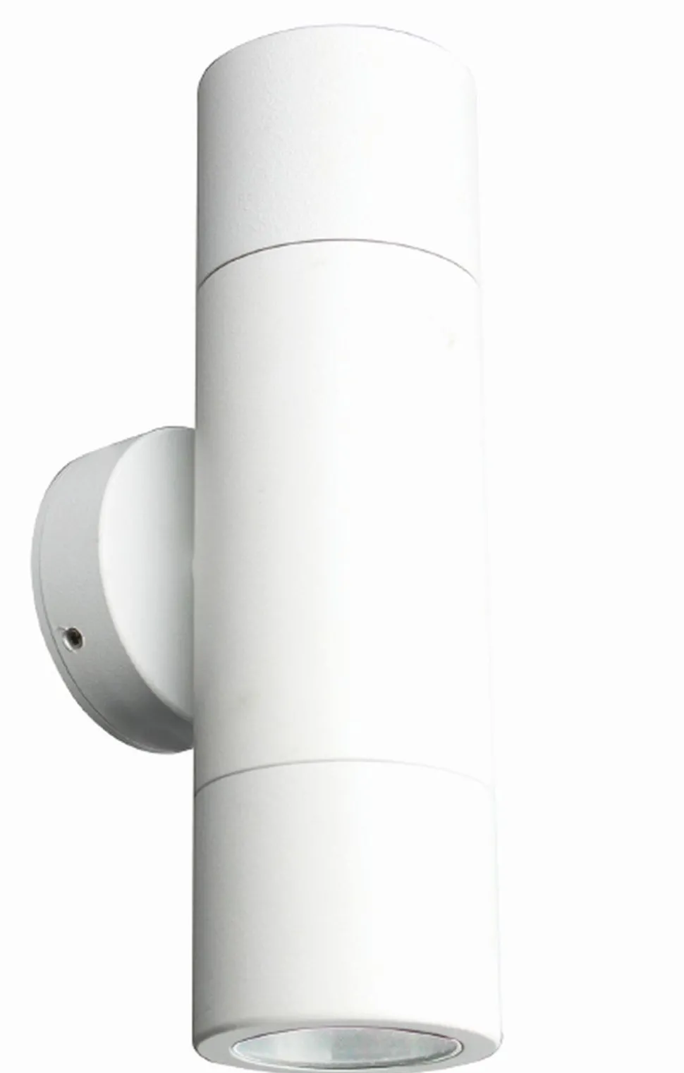 Up Down Wandlampe Aluminium Weiß IP54 Modern vielseitig