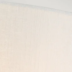 Up Down Wandlampe Stoff Creme Chrom E27 GRASTA